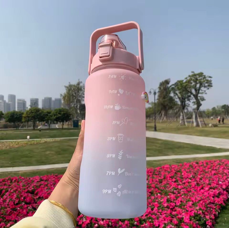 Gourde motivationnelle 2L, 750ml, 300ml