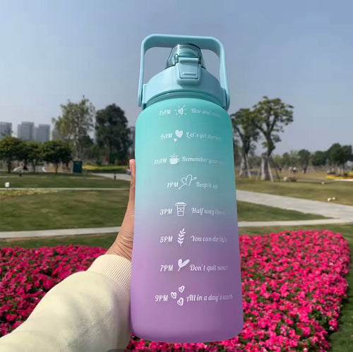 Gourde motivationnelle 2L