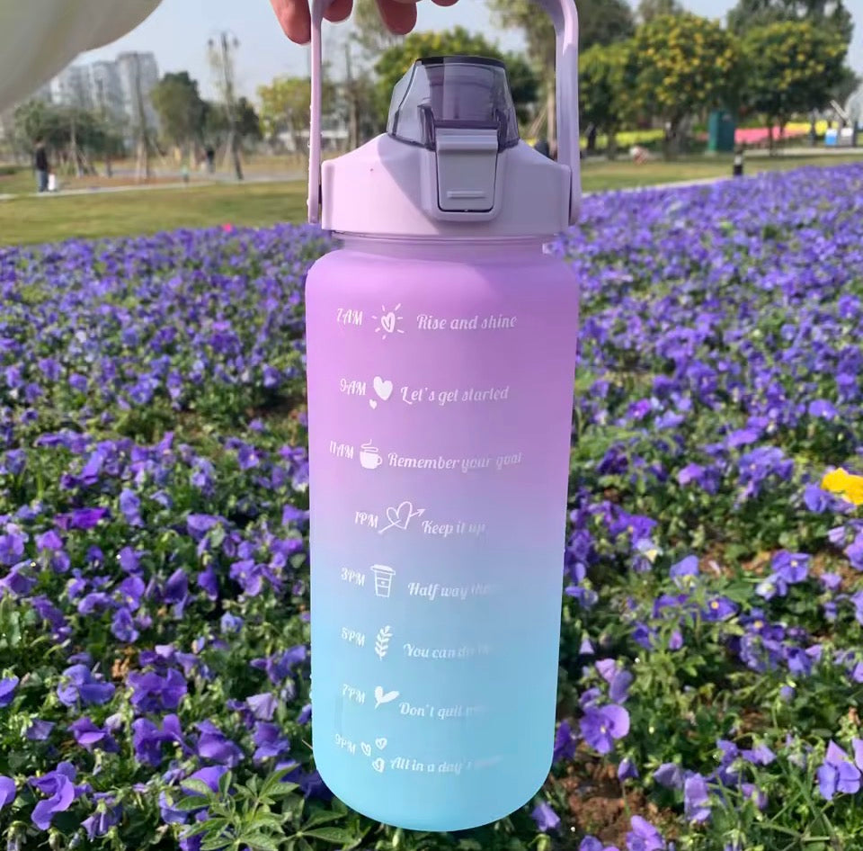 Gourde motivationnelle 2L