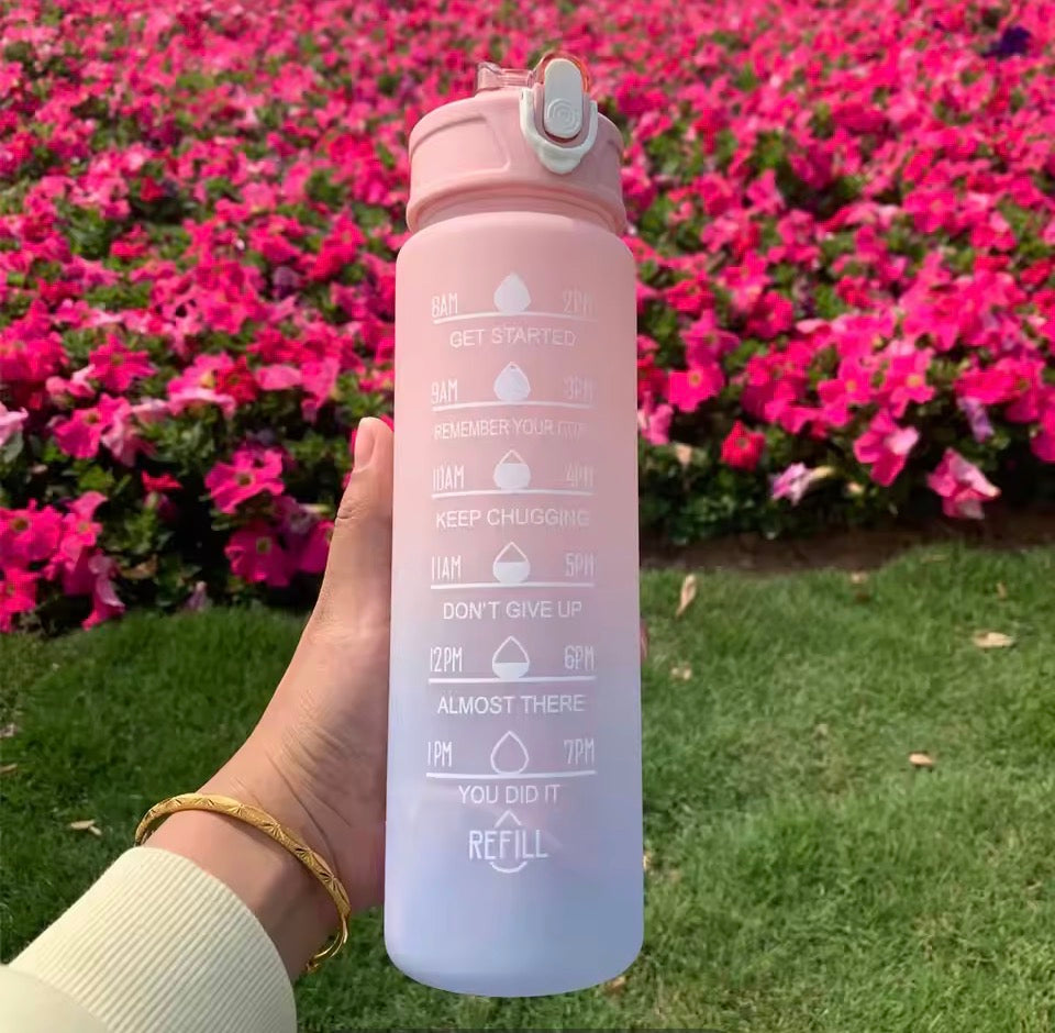 Gourde motivationnelle 2L, 750ml, 300ml